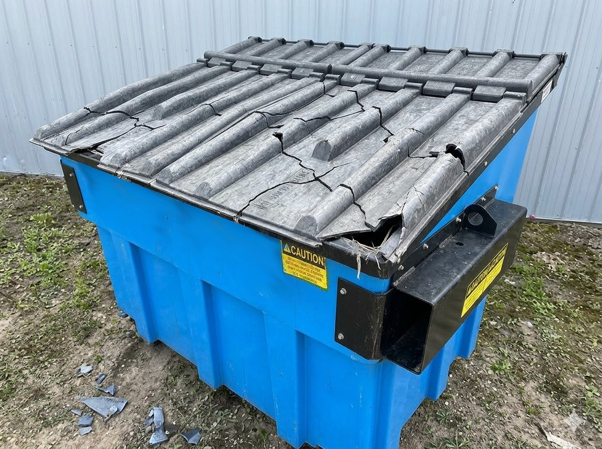 Why Dumpster Lids Break and How to Prevent It
